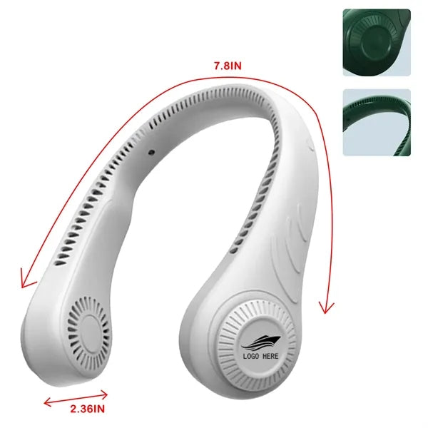 Portable Bladeless Silent Hanging Neck Fan