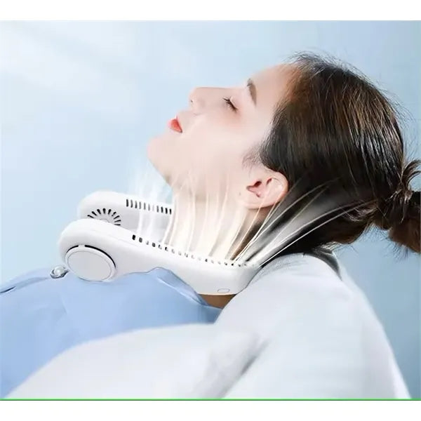 2000mAh Portable Air Cooler Hanging Wireless Neck Fan