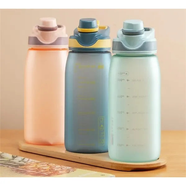 21 oz Frosted Sports Plastic Water Bottle
