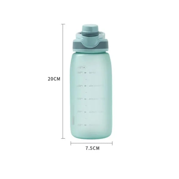 21 oz Frosted Sports Plastic Water Bottle