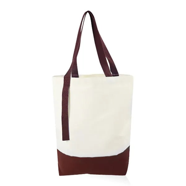 16" x 14" x 4" Canvas Grocery Shopping Tote Bag