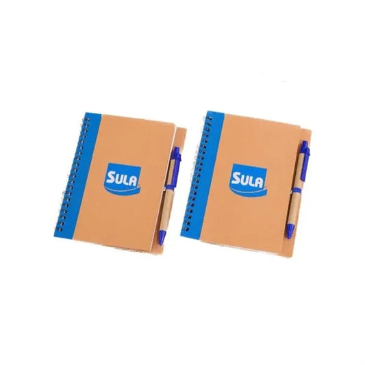 Lined Spiral Notebooks with kraft cover