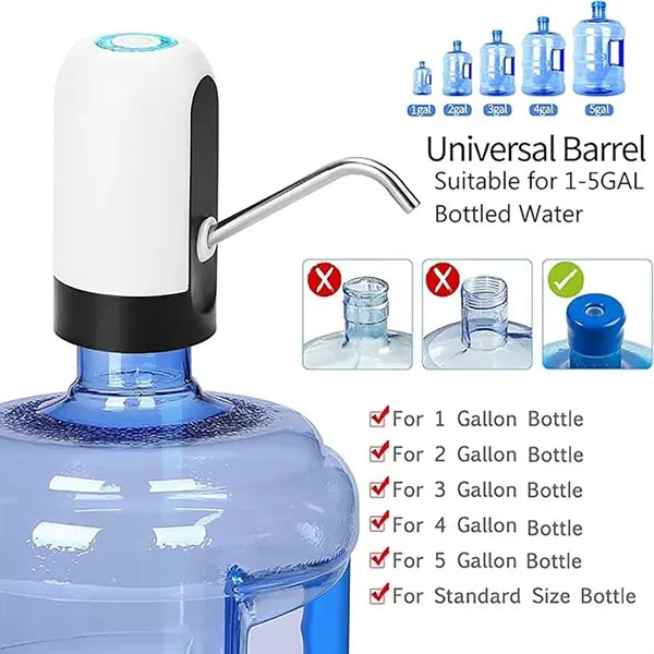 Portable Automatic Water Bottle Pump