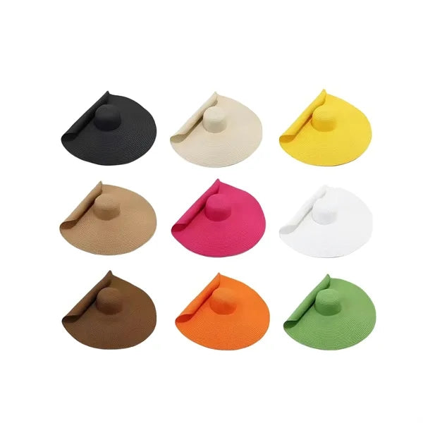Large Wide Brim Straw Hats