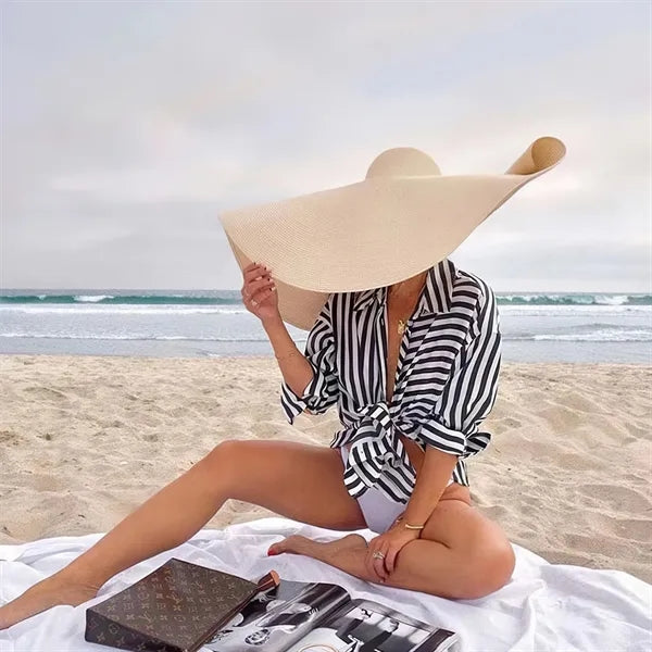 Large Wide Brim Straw Hats