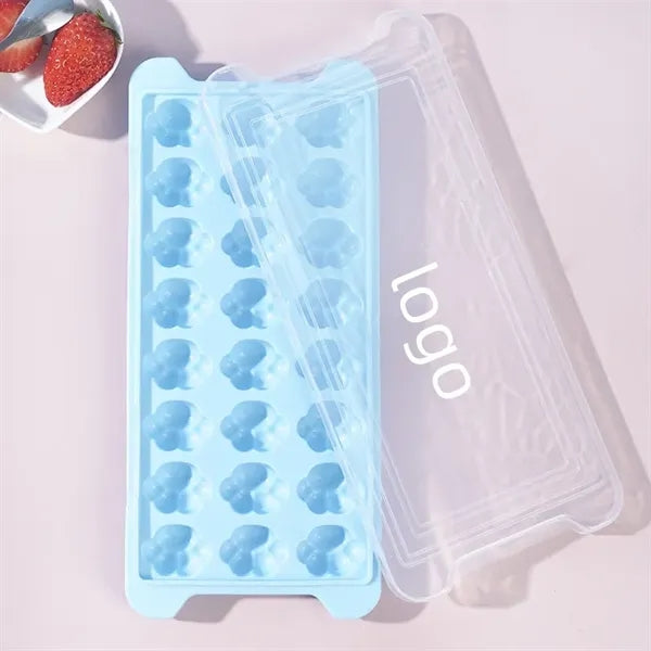 Cute Cat Paw Silicon Ice Cube Tray With Lid