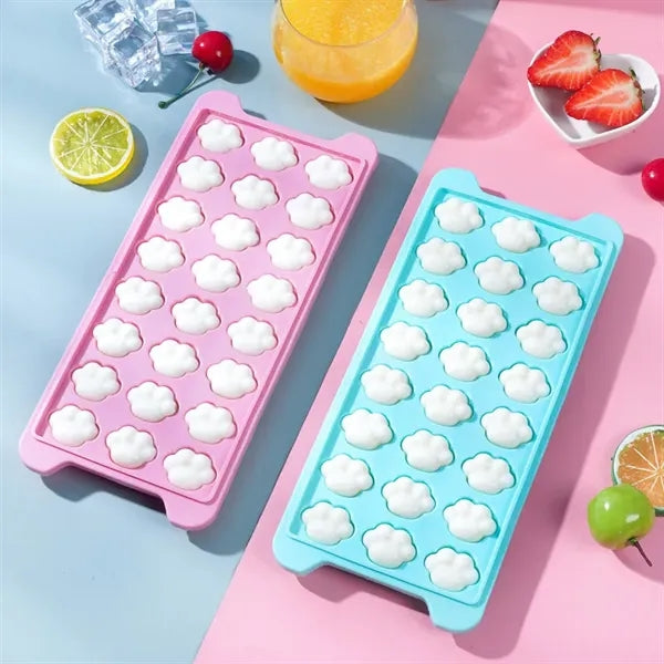 Cute Cat Paw Silicon Ice Cube Tray With Lid
