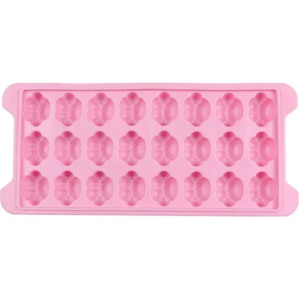Cute Cat Paw Silicon Ice Cube Tray With Lid