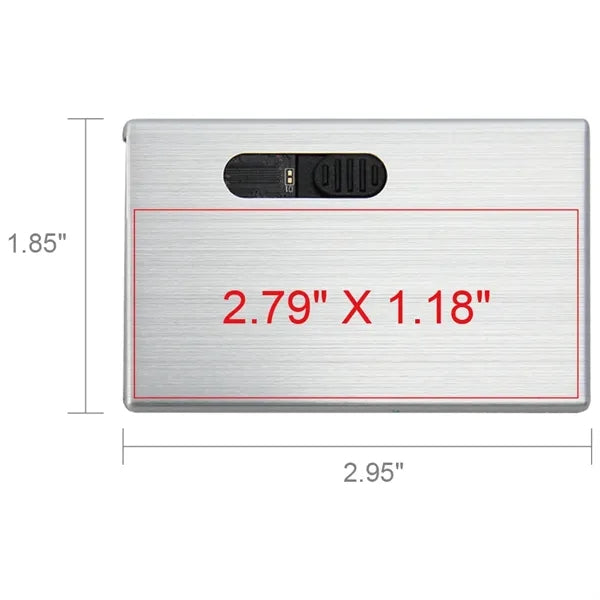 Boulder Slide Metal Card USB