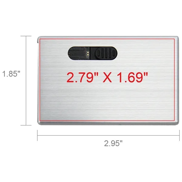 Boulder Slide Metal Card USB