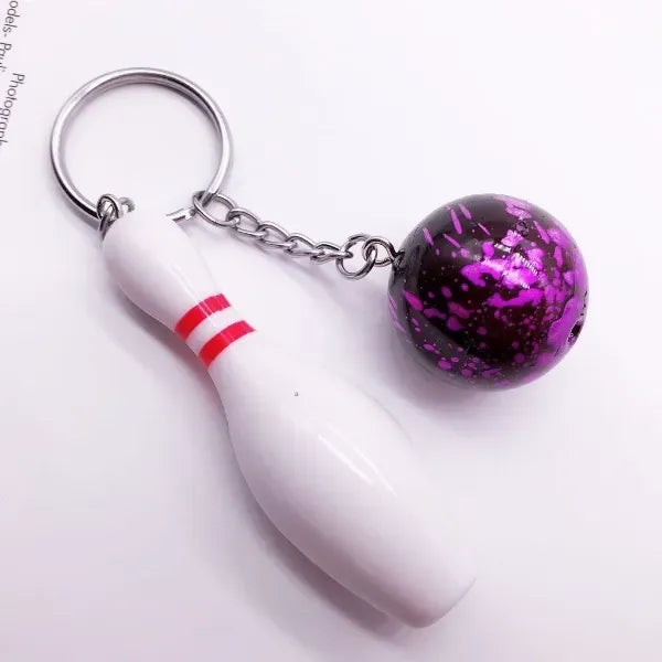 Bowling Pin Keychain