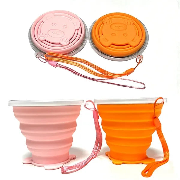 9 oz Collapsible Telescopic Silicone Water Cup