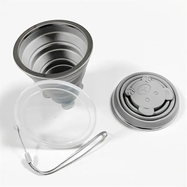 9 oz Collapsible Telescopic Silicone Water Cup