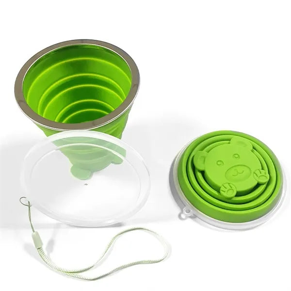 9 oz Collapsible Telescopic Silicone Water Cup