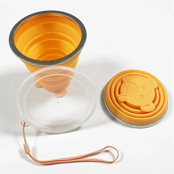 9 oz Collapsible Telescopic Silicone Water Cup
