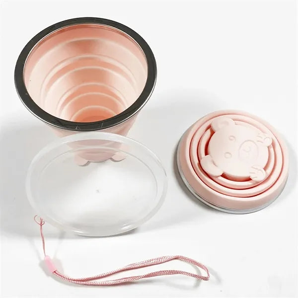 9 oz Collapsible Telescopic Silicone Water Cup