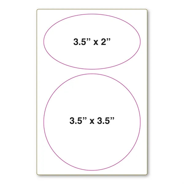 Repositionable Decal Sticker Sheet 4" x 6" - 4 Mil