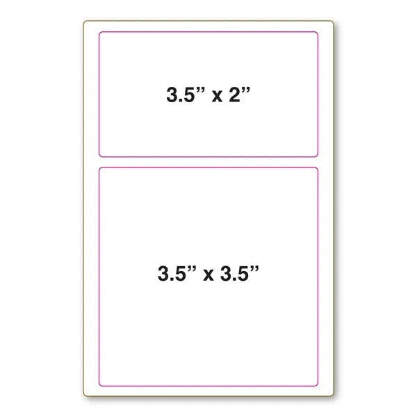 Repositionable Decal Sticker Sheet 4" x 6" - 4 Mil