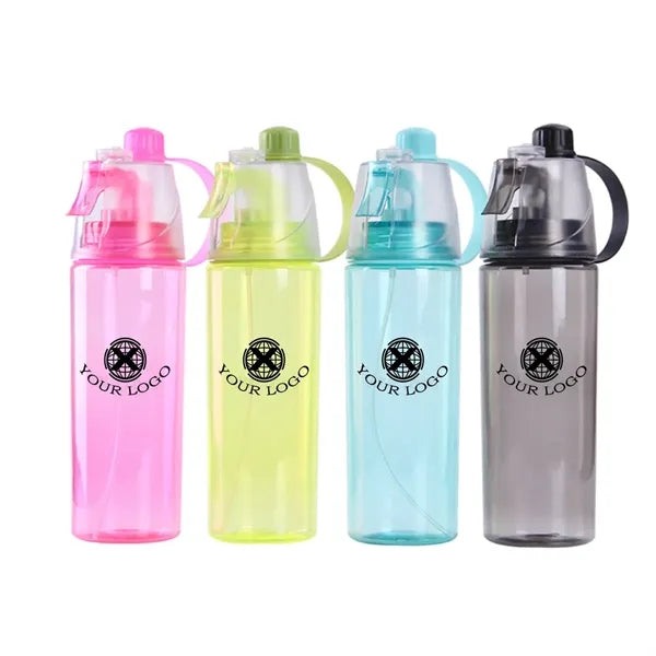 20Oz Sports Spray Misting Water Bottle
