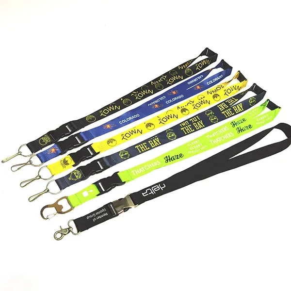 1" Sublimated Full Color Lanyard Hang in There