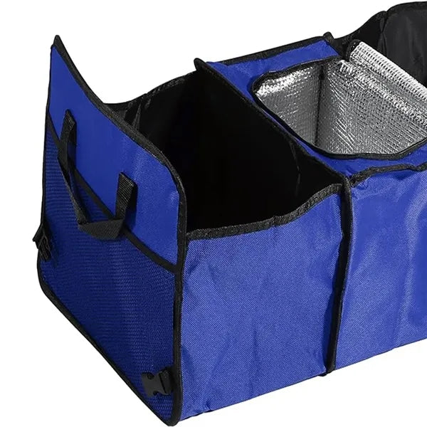 Car Trunk Foldable Organizer Mesh Storage Pockets Thermal