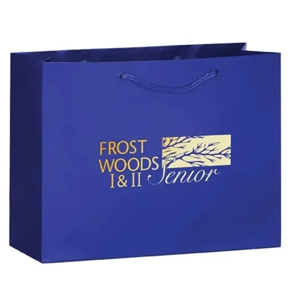 Matte Laminated Euro Tote Bag - Foil Stamp