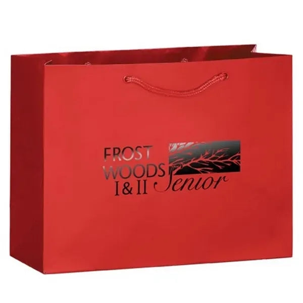 Matte Laminated Euro Tote Bag - Foil Stamp