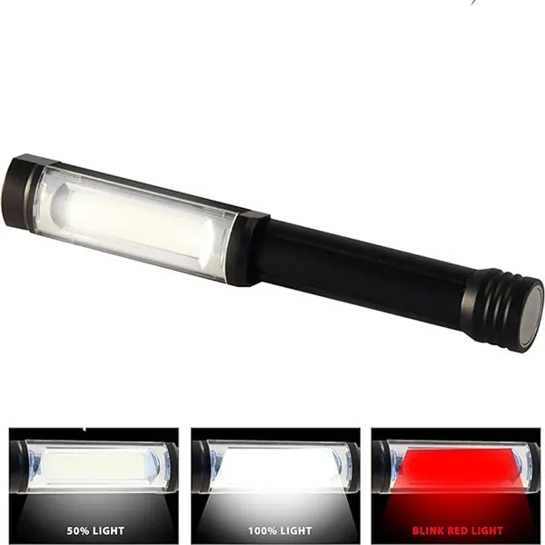 COB LED Work Flashlight with Magnetic Pen Light Inspection