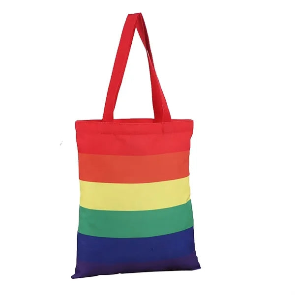 Rainbow Pride Canvas Tote Bag