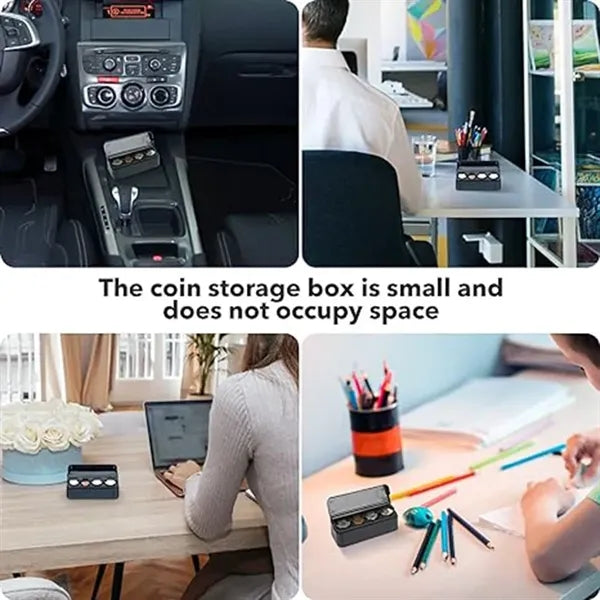 Coin Holder for Car Change Organizer