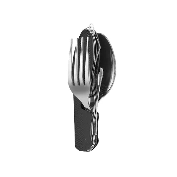 Folding Camping Utensils Cutlery Set