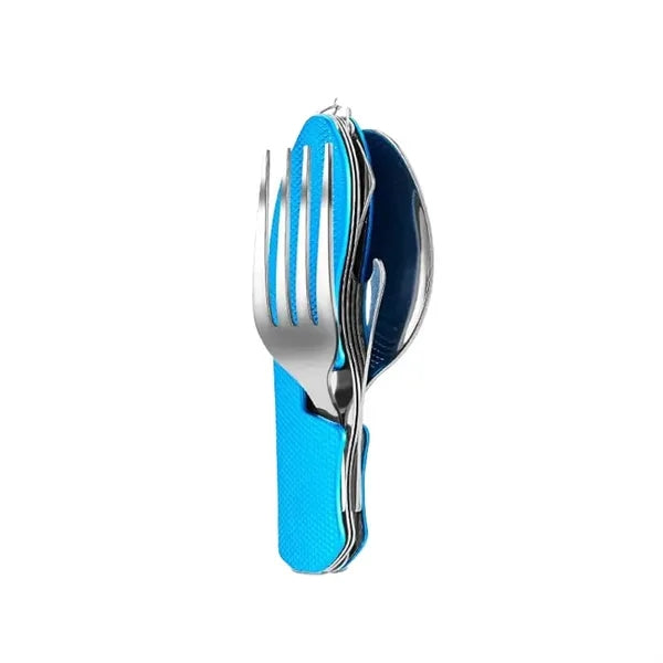 Folding Camping Utensils Cutlery Set