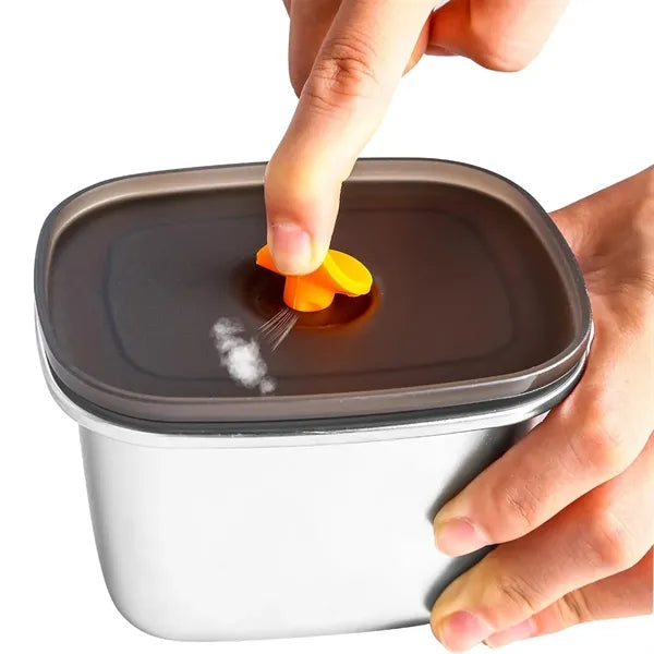 Stainless steel food storage containers