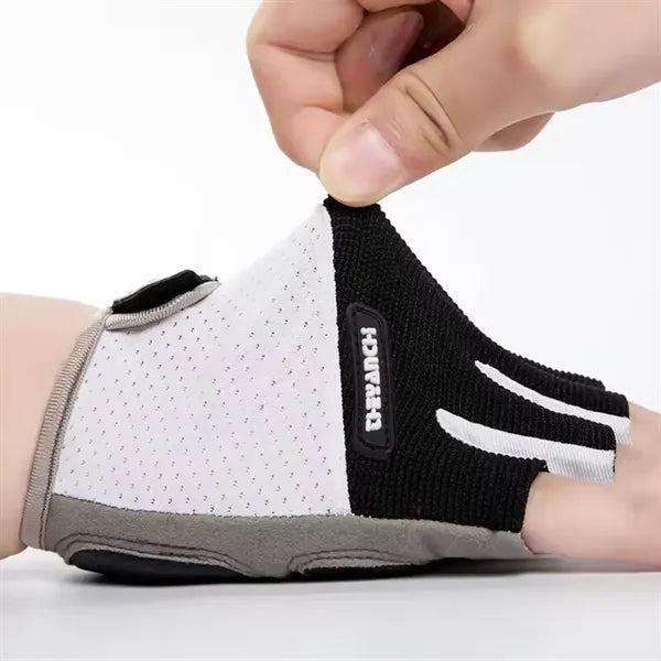 Mountain bike half finger anti-skid gloves