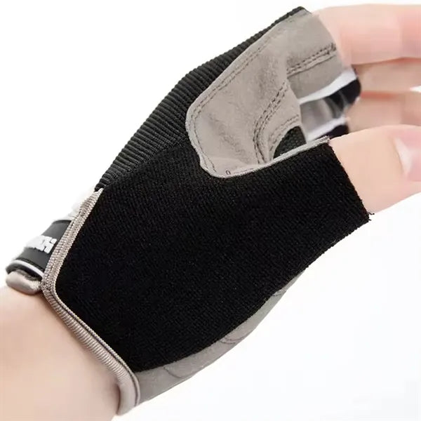 Mountain bike half finger anti-skid gloves