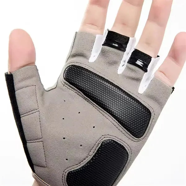 Mountain bike half finger anti-skid gloves