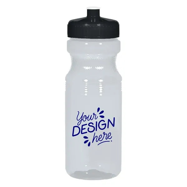 25 Oz Translucent Bike Bottle W/ Lid