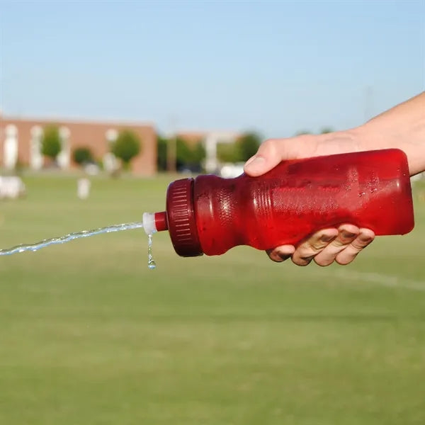 25 Oz Translucent Bike Bottle W/ Lid