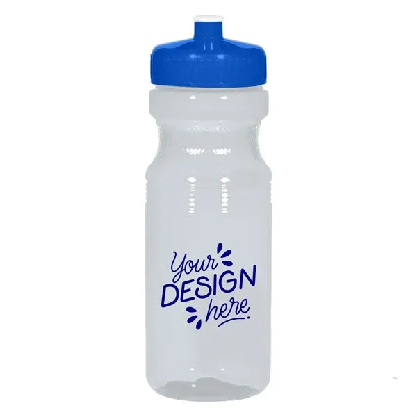 25 Oz Translucent Bike Bottle W/ Lid