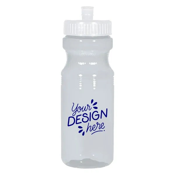 25 Oz Translucent Bike Bottle W/ Lid