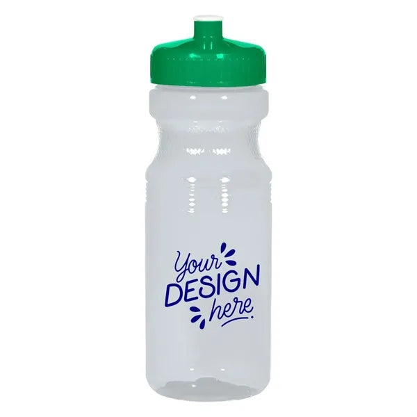 25 Oz Translucent Bike Bottle W/ Lid