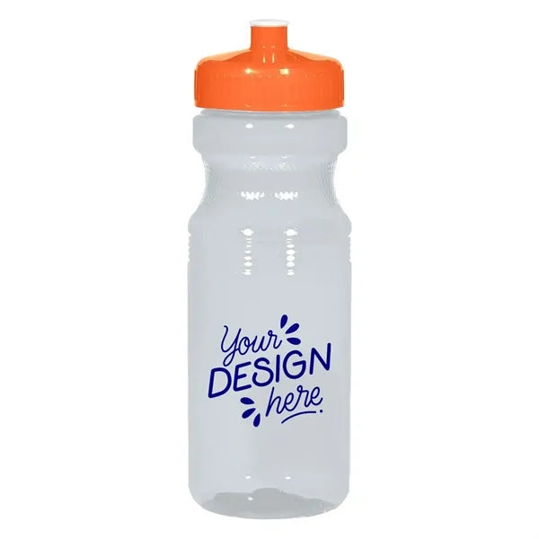 25 Oz Translucent Bike Bottle W/ Lid