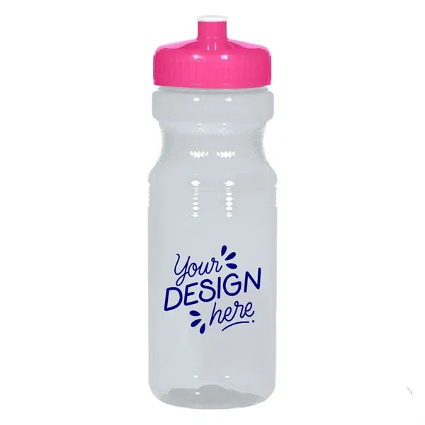 25 Oz Translucent Bike Bottle W/ Lid