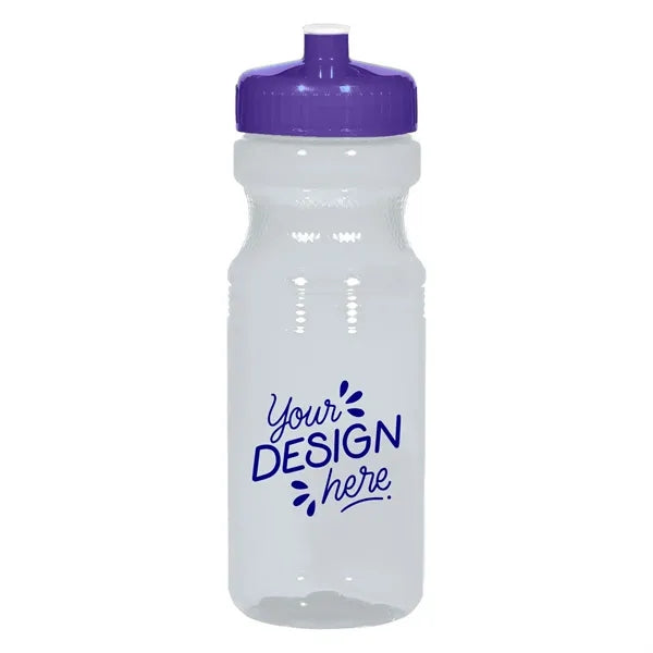25 Oz Translucent Bike Bottle W/ Lid