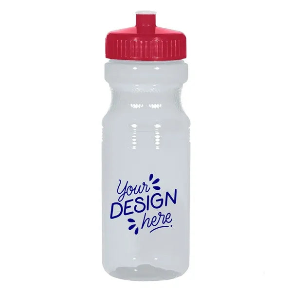 25 Oz Translucent Bike Bottle W/ Lid