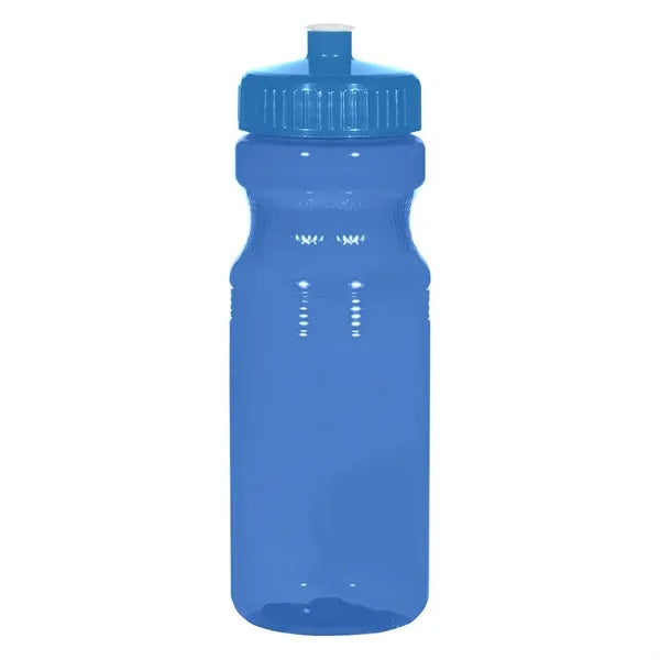 25 Oz Translucent Bike Bottle W/ Lid