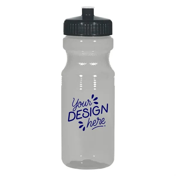 25 Oz Translucent Bike Bottle W/ Lid