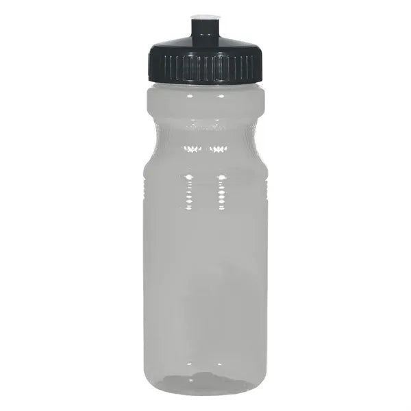 25 Oz Translucent Bike Bottle W/ Lid