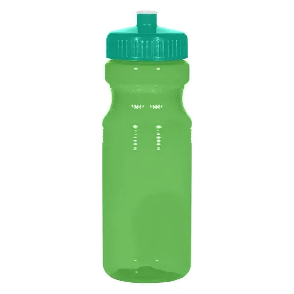 25 Oz Translucent Bike Bottle W/ Lid