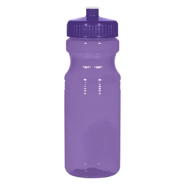25 Oz Translucent Bike Bottle W/ Lid